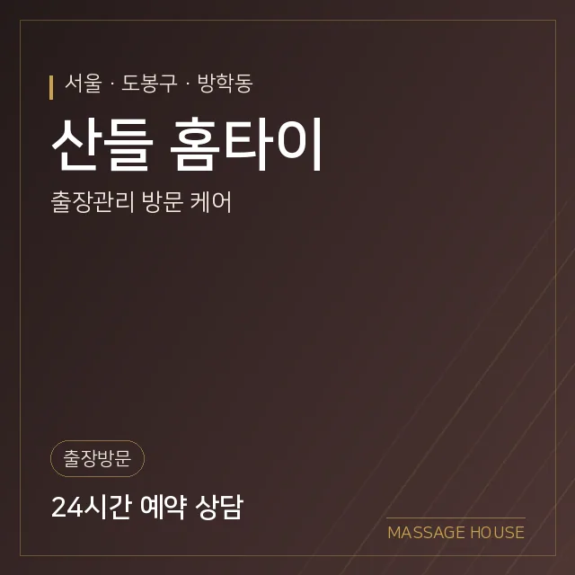 서울 도봉구 산들 홈타이 출장마사지 안내 이미지