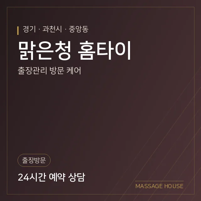 경기 과천시 맑은청 홈타이 출장마사지 안내 이미지
