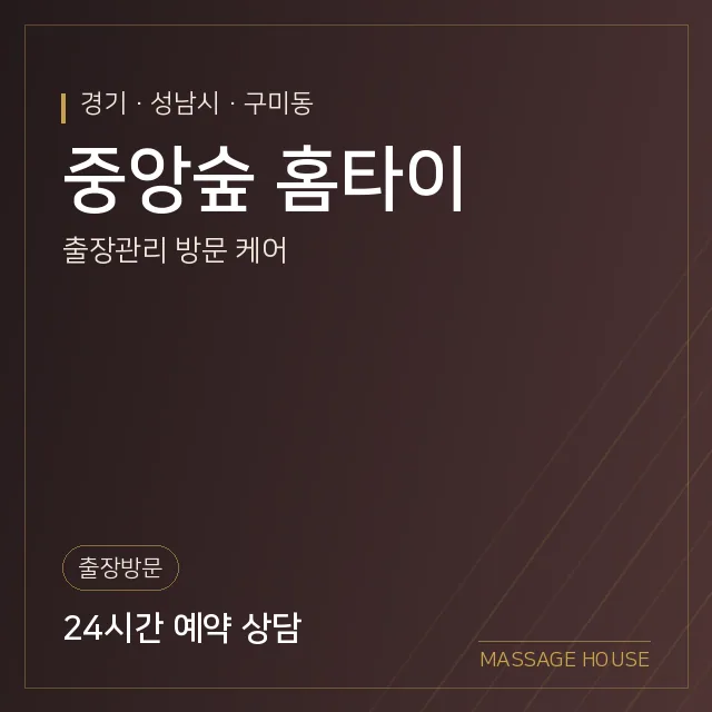 경기 성남시 중앙숲 홈타이 출장마사지 안내 이미지