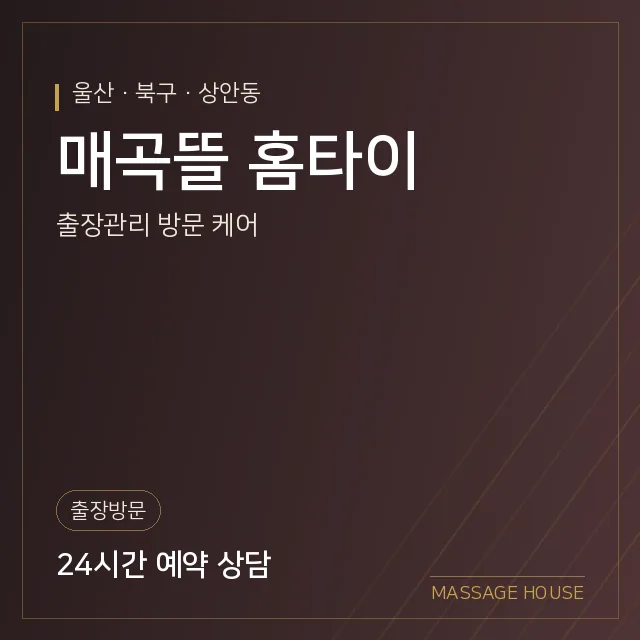 울산 북구 매곡뜰 홈타이 출장마사지 안내 이미지