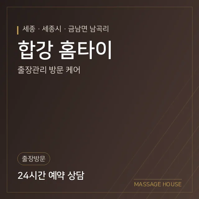 세종 세종시 합강 홈타이 출장마사지 안내 이미지