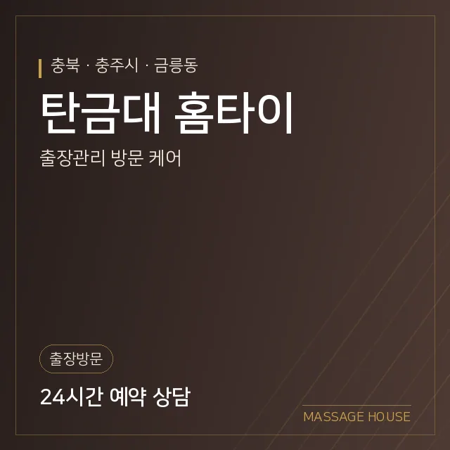 충북 충주시 탄금대 홈타이 출장마사지 안내 이미지