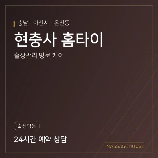 충남 아산시 현충사 홈타이 출장마사지 안내 이미지
