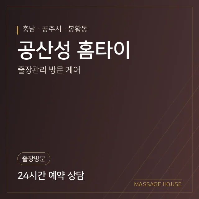 충남 공주시 공산성 홈타이 출장마사지 안내 이미지