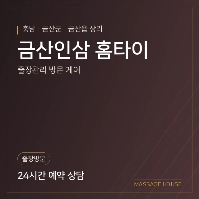 충남 금산군 금산인삼 홈타이 출장마사지 안내 이미지