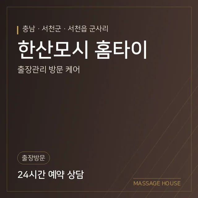 충남 서천군 한산모시 홈타이 출장마사지 안내 이미지