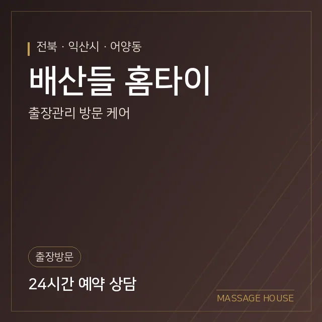 전북 익산시 배산들 홈타이 출장마사지 안내 이미지
