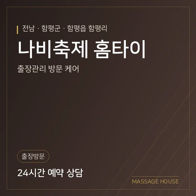 전남 함평군 나비축제 홈타이 출장마사지 안내 이미지