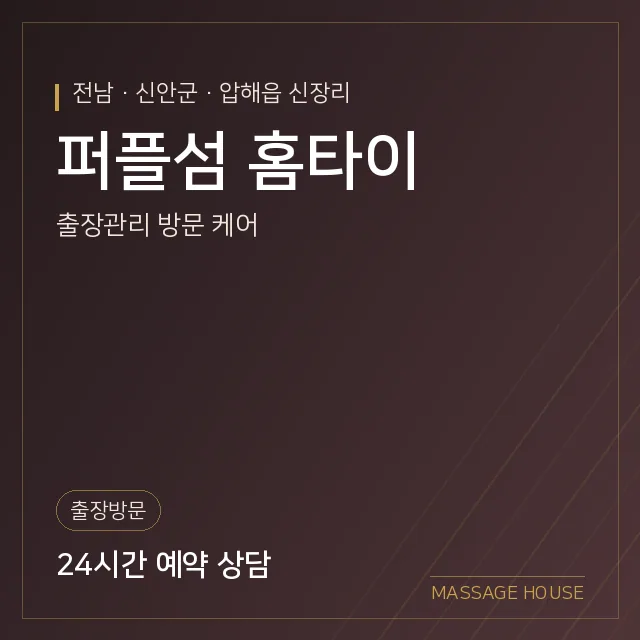 전남 신안군 퍼플섬 홈타이 출장마사지 안내 이미지