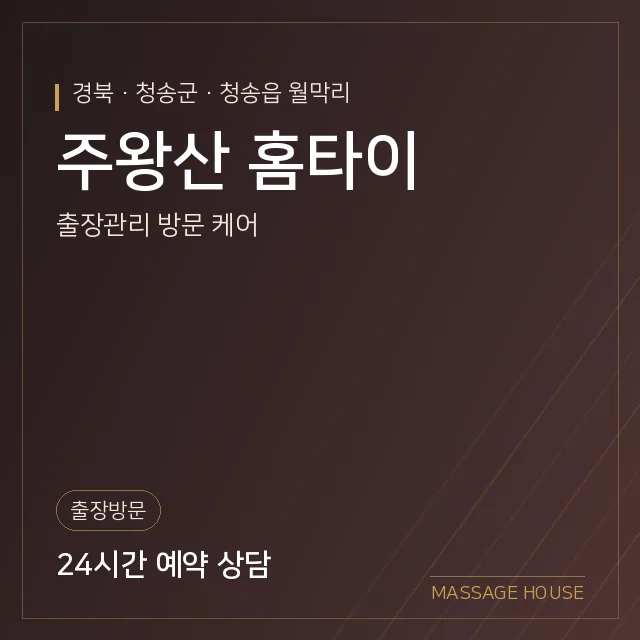 경북 청송군 주왕산 홈타이 출장마사지 안내 이미지