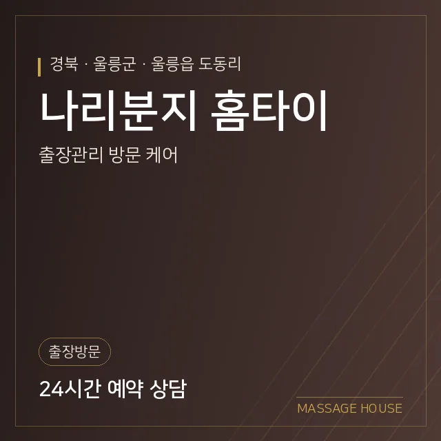 경북 울릉군 나리분지 홈타이 출장마사지 안내 이미지