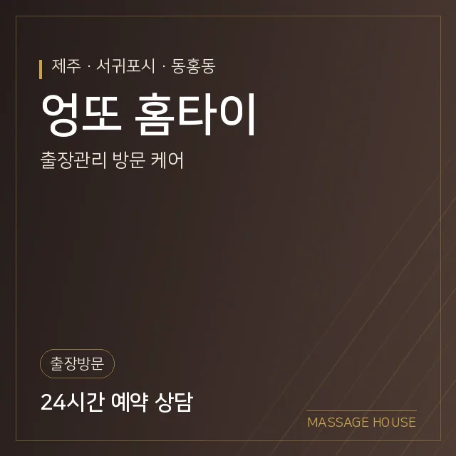 제주 서귀포시 엉또 홈타이 출장마사지 안내 이미지